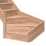 Gewendete Holztreppe Paris in Buche