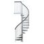Metallwendeltreppe verzinkt