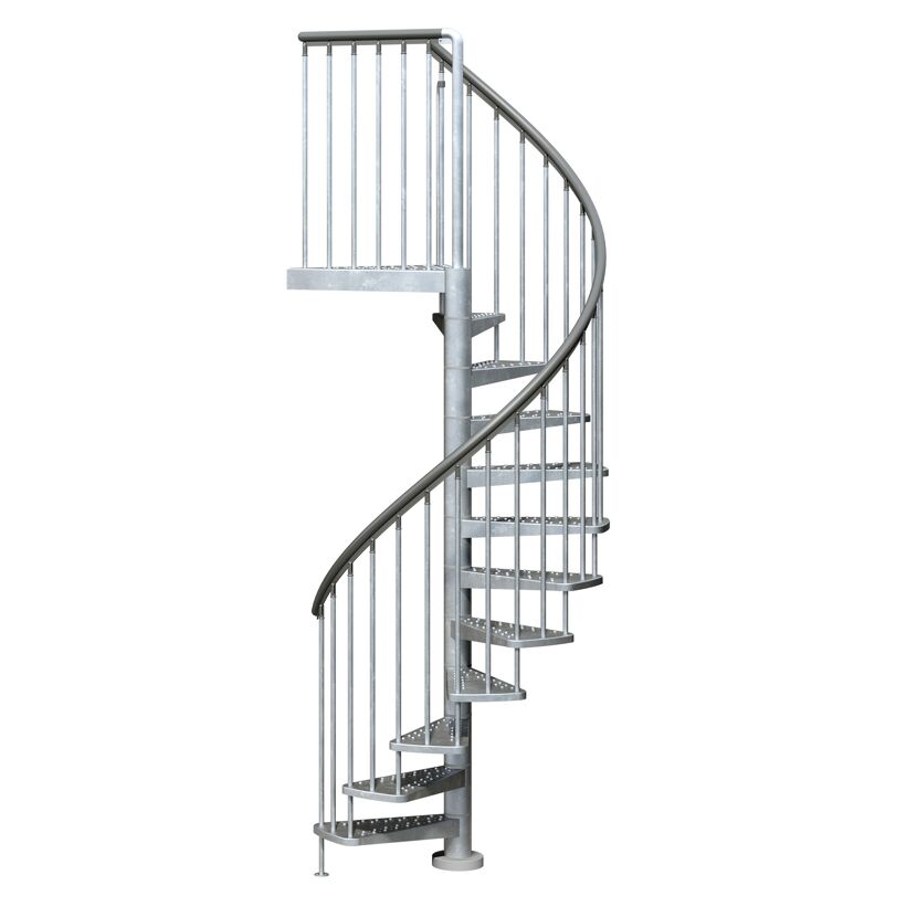 Metallwendeltreppe verzinkt