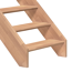 Treppe 'Paris' buchefarbend gerade 14 Stufen