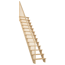 Treppe 'Lyon' kieferfarbend gerade 13 Stufen