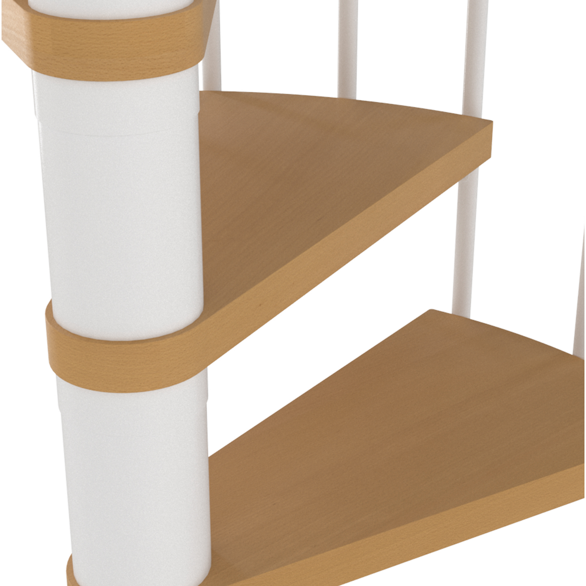 Spindeltreppe 'Montreal' weiß Ø 120 cm, 11 Stufen + product picture