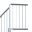 Aussenspindeltreppe 'Gardenspin' Metall Ø 185 cm