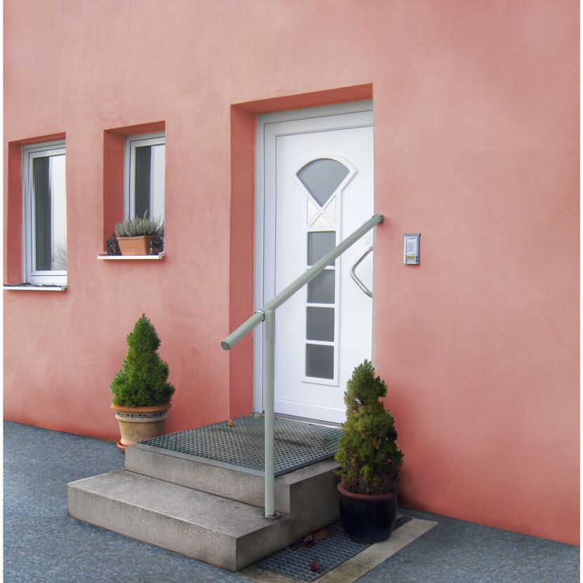 Geländerset 'GA1' Aluminium 115 cm, Bodenmontage