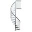 Metallene Wendeltreppe
