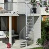 Wendeltreppe zur Terrasse