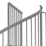 Außenspindeltreppe 'Gardenspin' Metall, 14 Trimax-Stufen Ø 125 cm