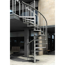 Außenspindeltreppe 'Gardenspin' Metall 15 Lochblechstufen Ø 125 cm