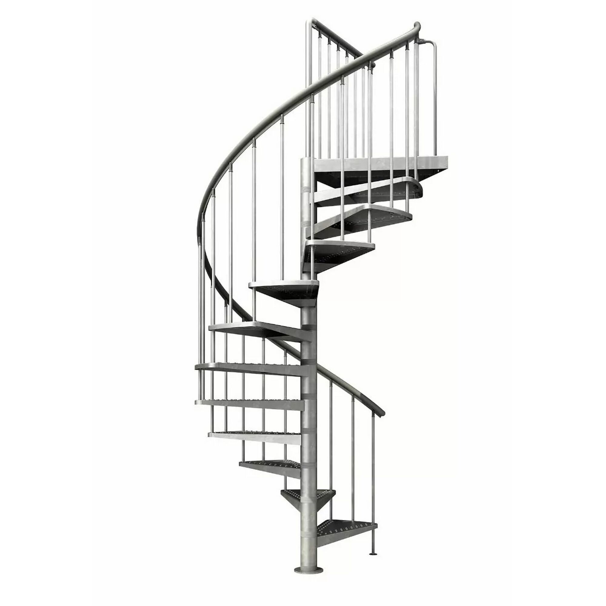 Metallene Wendeltreppe