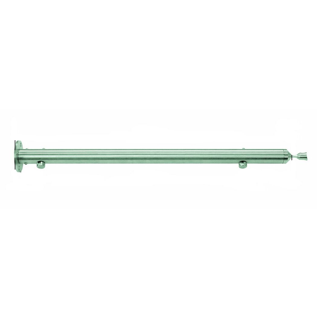 MegaTec Geländerstab 'E41' Edelstahl V2A Ø 42 x 855 mm, inklusive 2 Klemmhalter