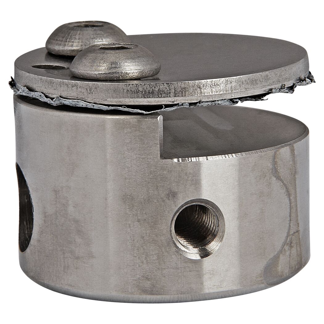 Metallhalterung für Glasgeländer