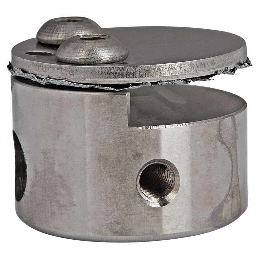 Metallhalterung für Glasgeländer