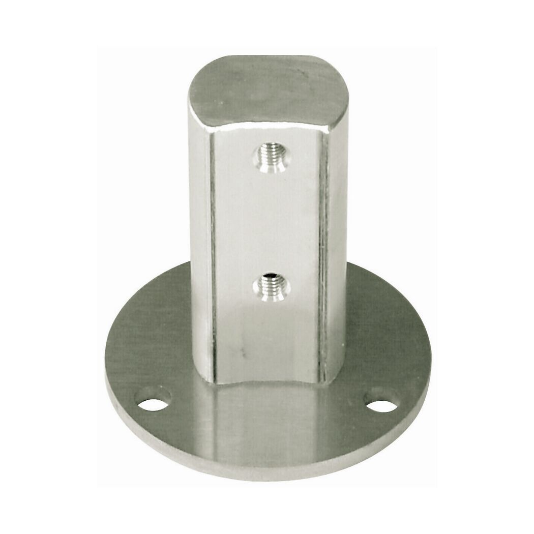 Metallstab auf runder Metallplatte