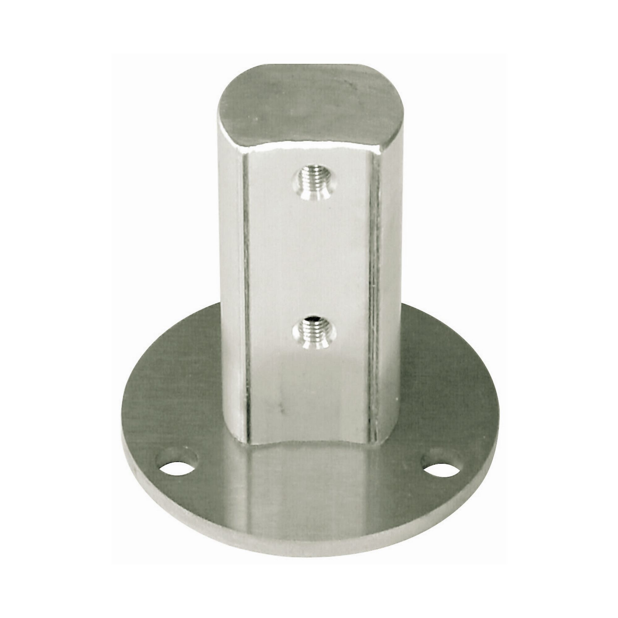 Metallstab auf runder Metallplatte