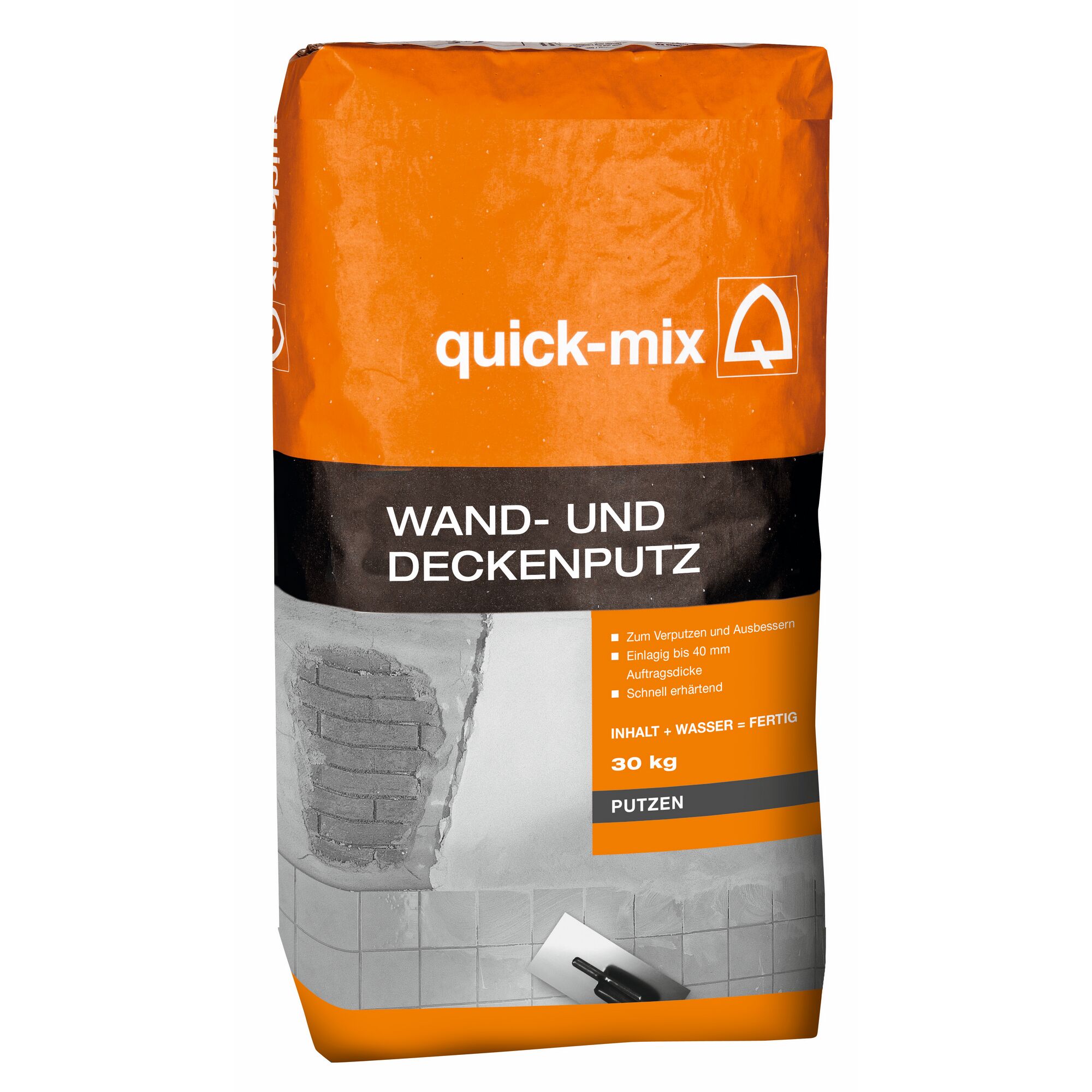 quick-mix Wand- und Deckenputz, 30 kg Sack