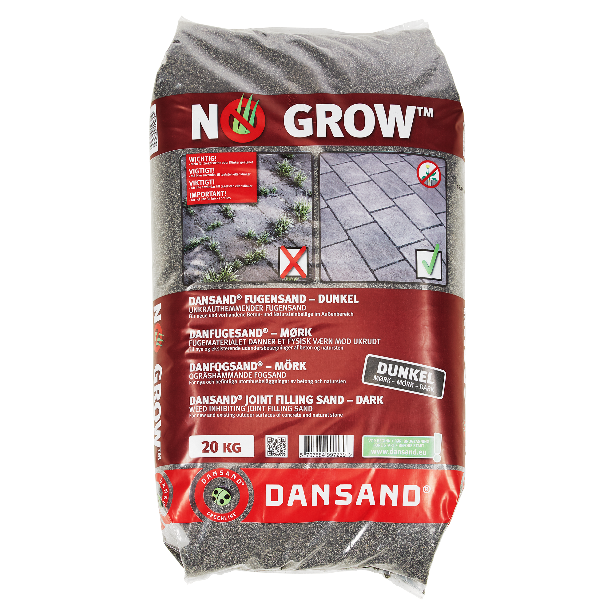 No Grow™ Fugensand dunkel 20 kg + product picture