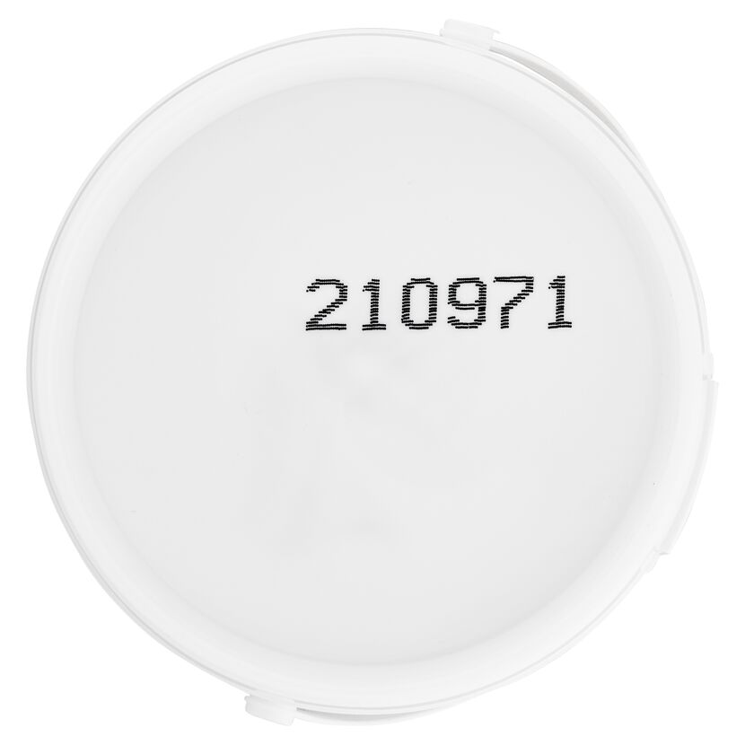 Weißer Eimer mit der Nummer 210971.