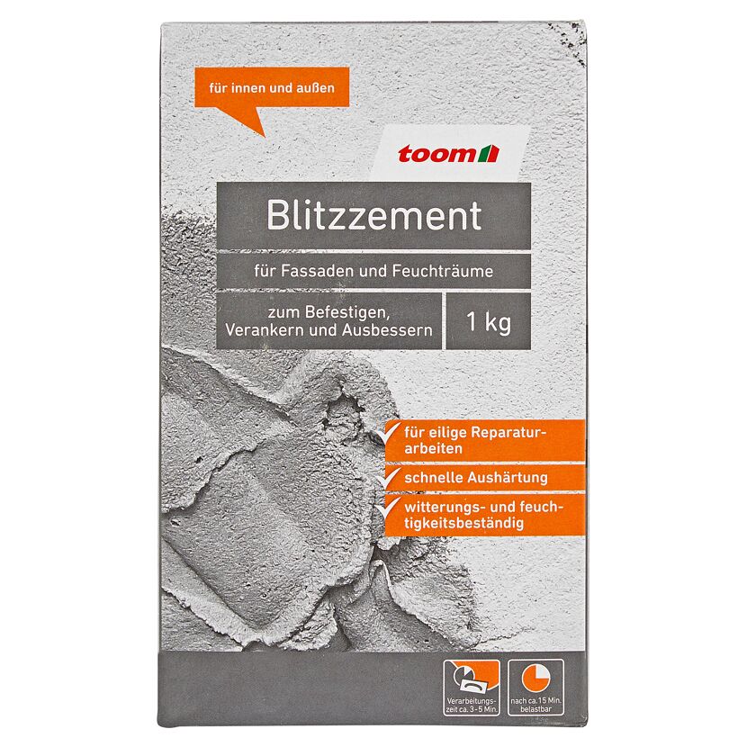 toom Blitzzement 1 kg für innen und außen