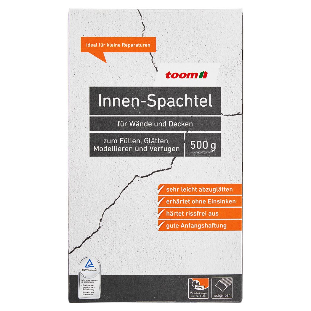 Toom Innenspachtel 500 g für kleine Reparaturen