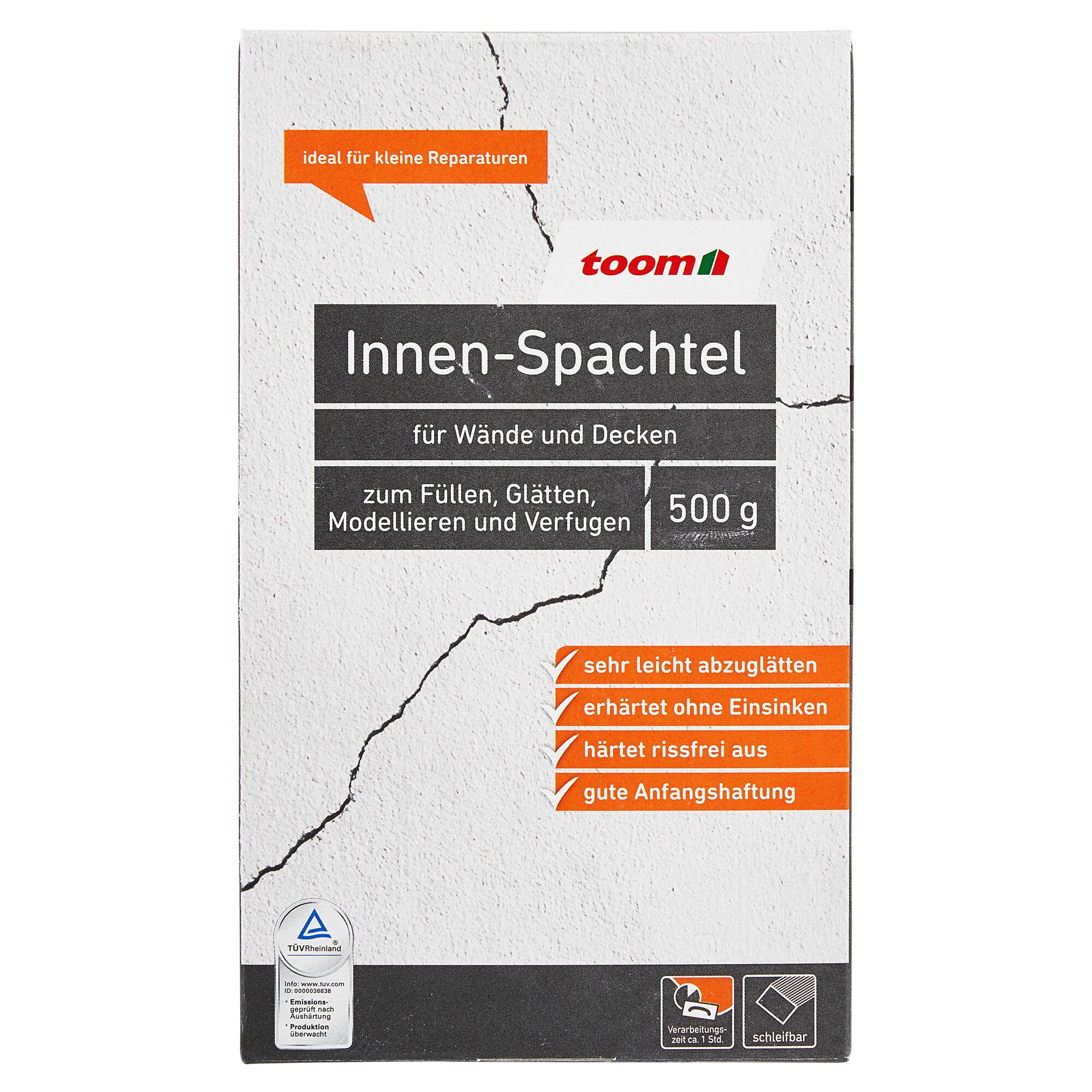 Toom Innenspachtel 500 g für kleine Reparaturen