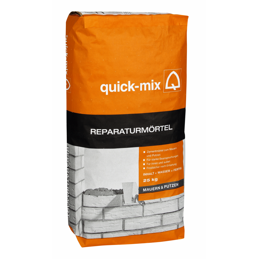 Sack mit Quick-Mix Reparaturmörtel 25 kg