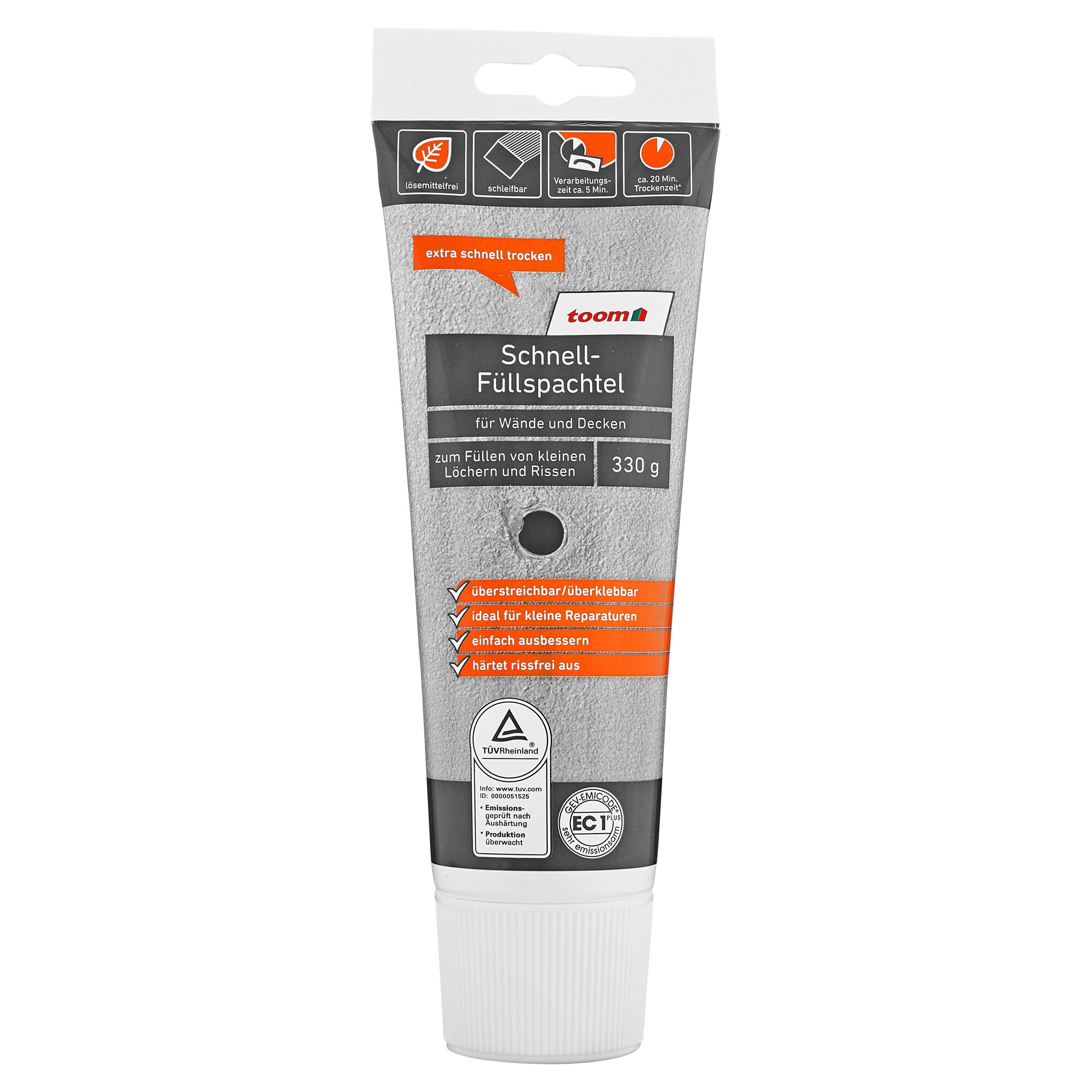 Tube toom Schnell-Füllspachtel