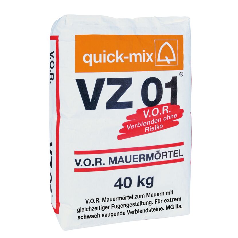 40 kg Sack V.O.R. Mauermörtel von quick-mix