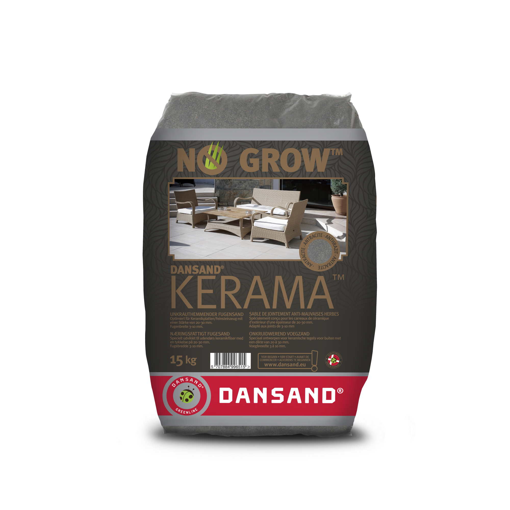 Fugensand 'No Grow' anthrazit 15 kg + product picture