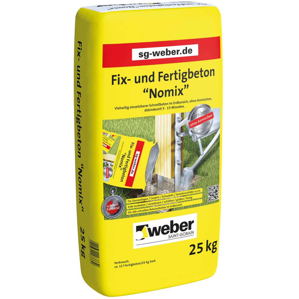 Weber Fix- und Fertigbeton Nomix 25 kg Sack