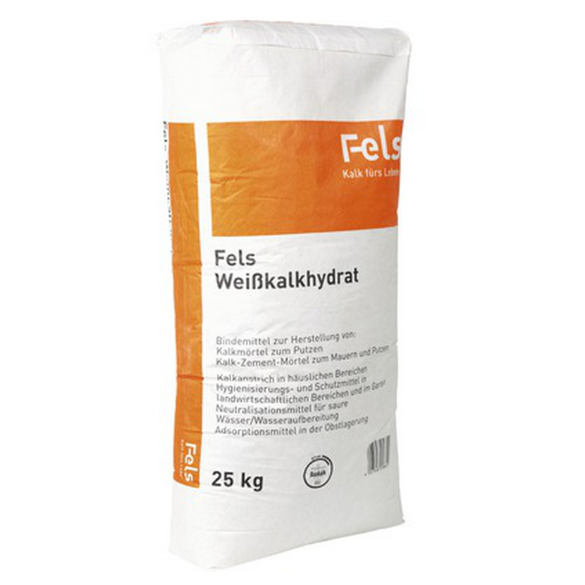 25 kg Sack Fels Weißkalkhydrat