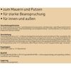 Zementmörtel für innen und außen, starke Beanspruchung