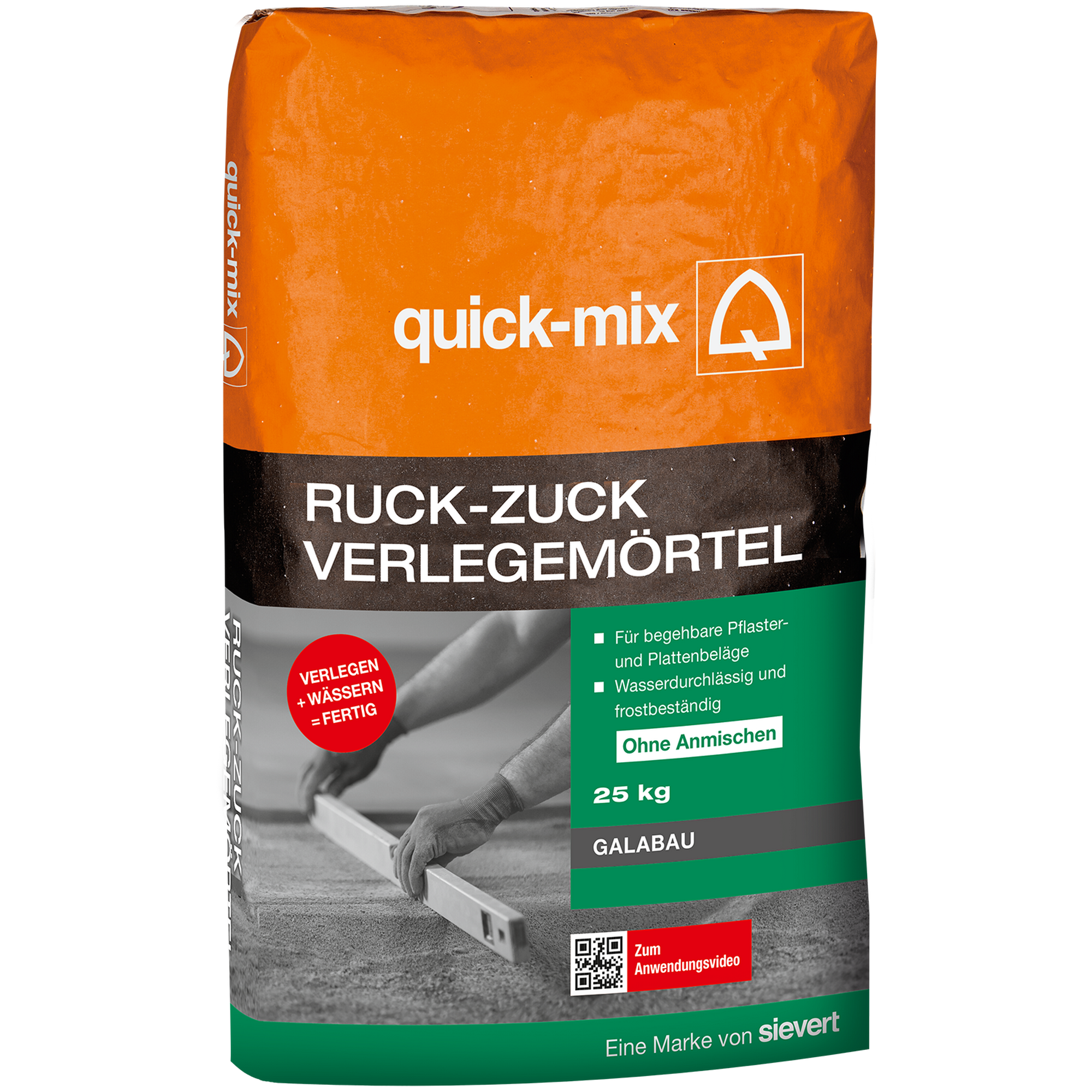 Quick-mix Ruck-Zuck Verlegemörtel 25 kg
