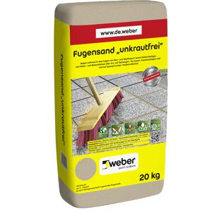 Fugensand 'Unkrautfrei' sand/naturfarben 0-2 mm 20 kg