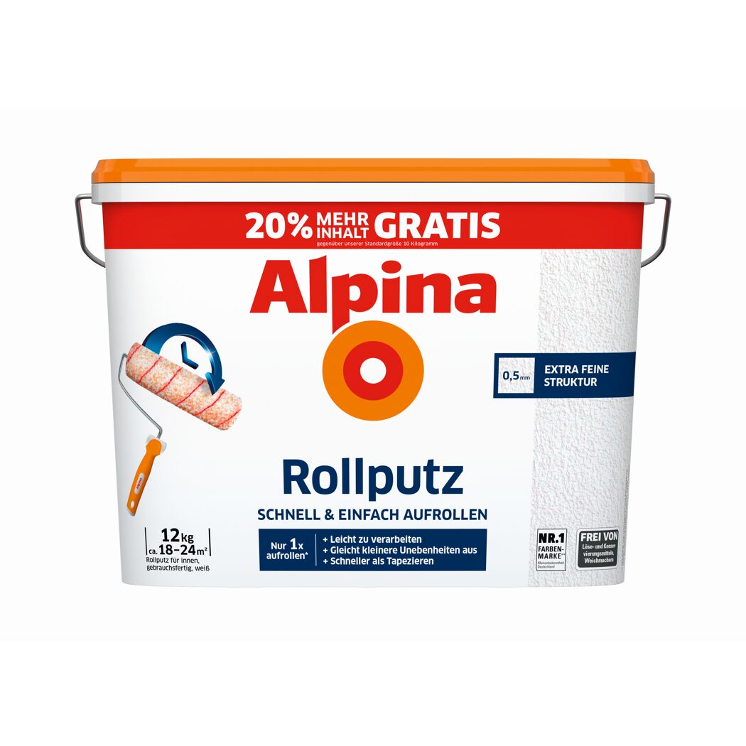Rollputz 12 kg weiß