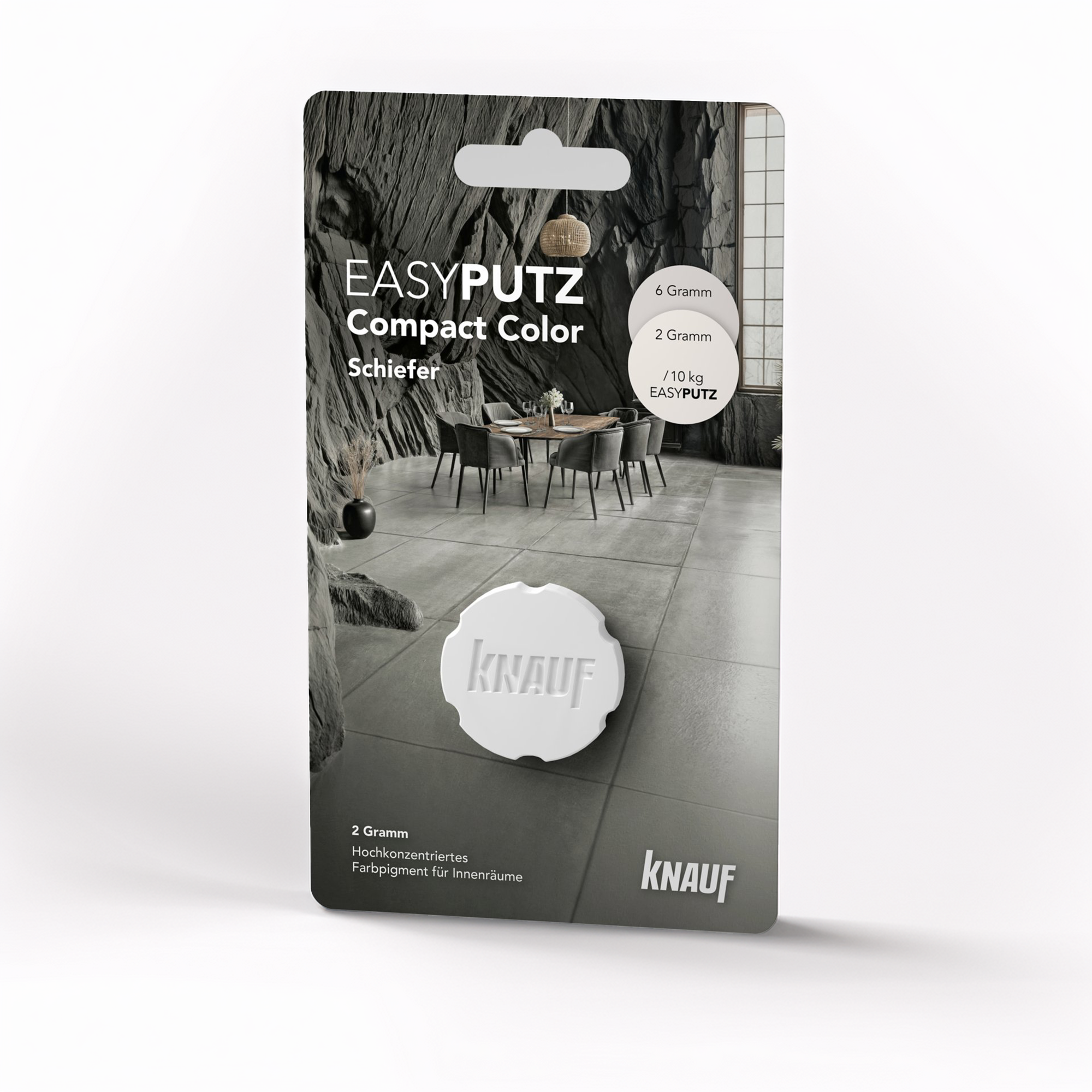 Farbpulver 'Compact Color' schieferfarben 2 g