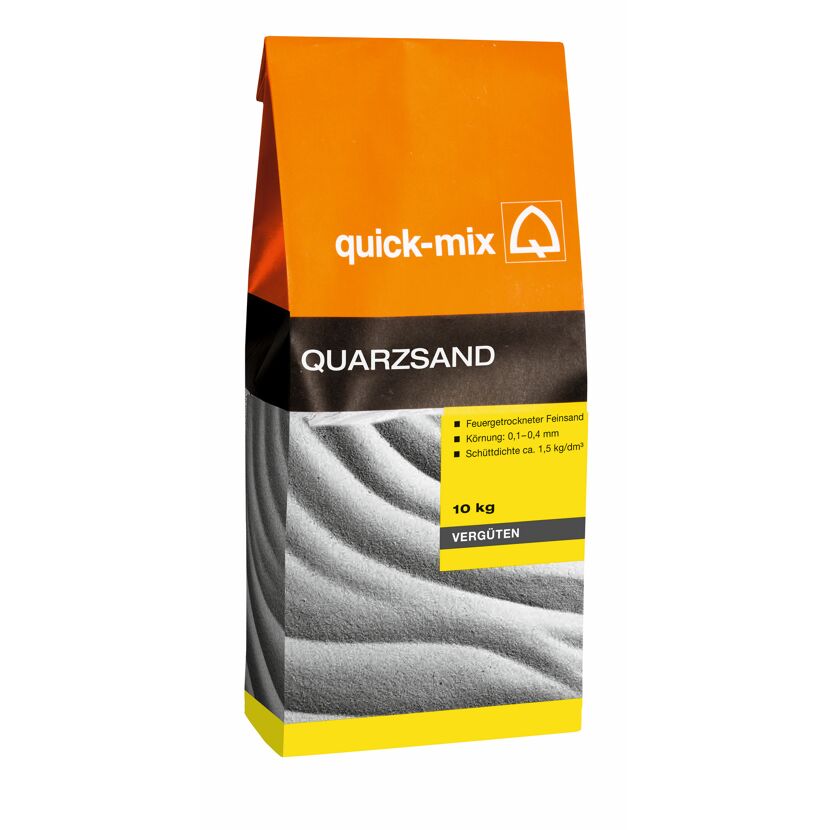 10 kg Quick-Mix Quarzsand, Körnung 0,1-0,4 mm