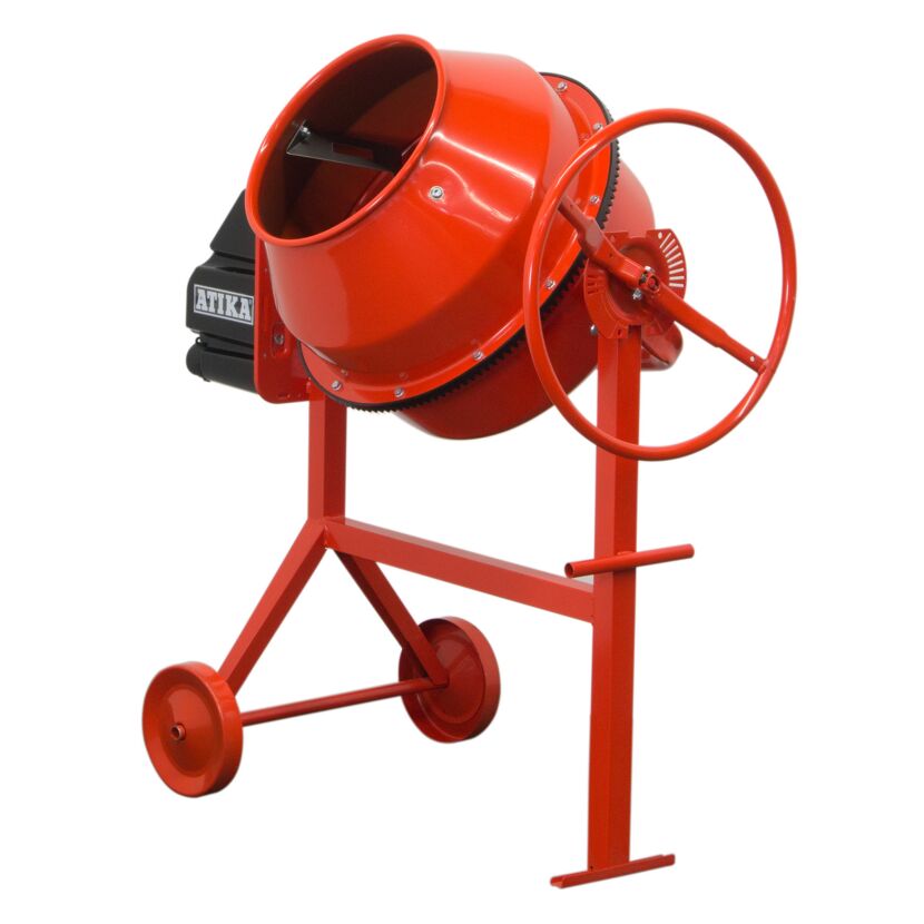 roter Betonmischer von Atika