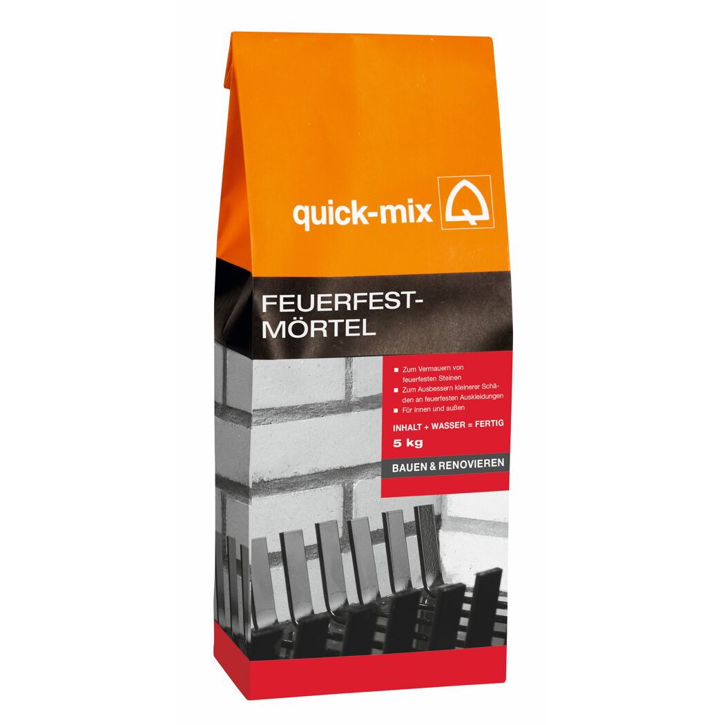5 kg feuerfester Mörtel von Quick Mix