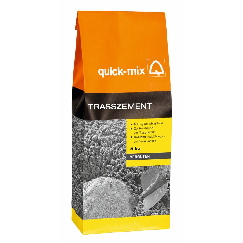 quick-mix Trasszement 5 kg und Schaufel