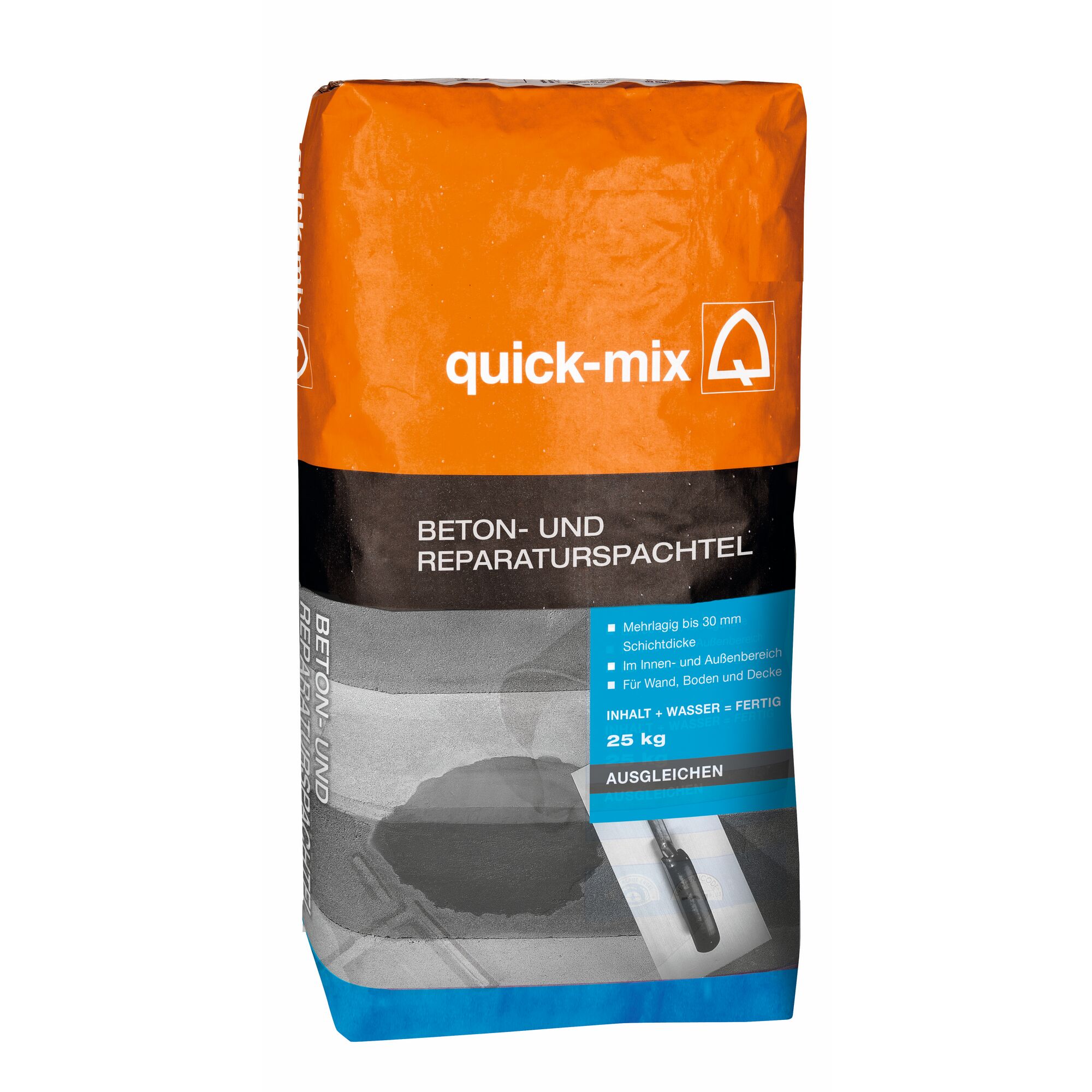 Quick-Mix Beton- und Reparaturspatel 25kg Sack