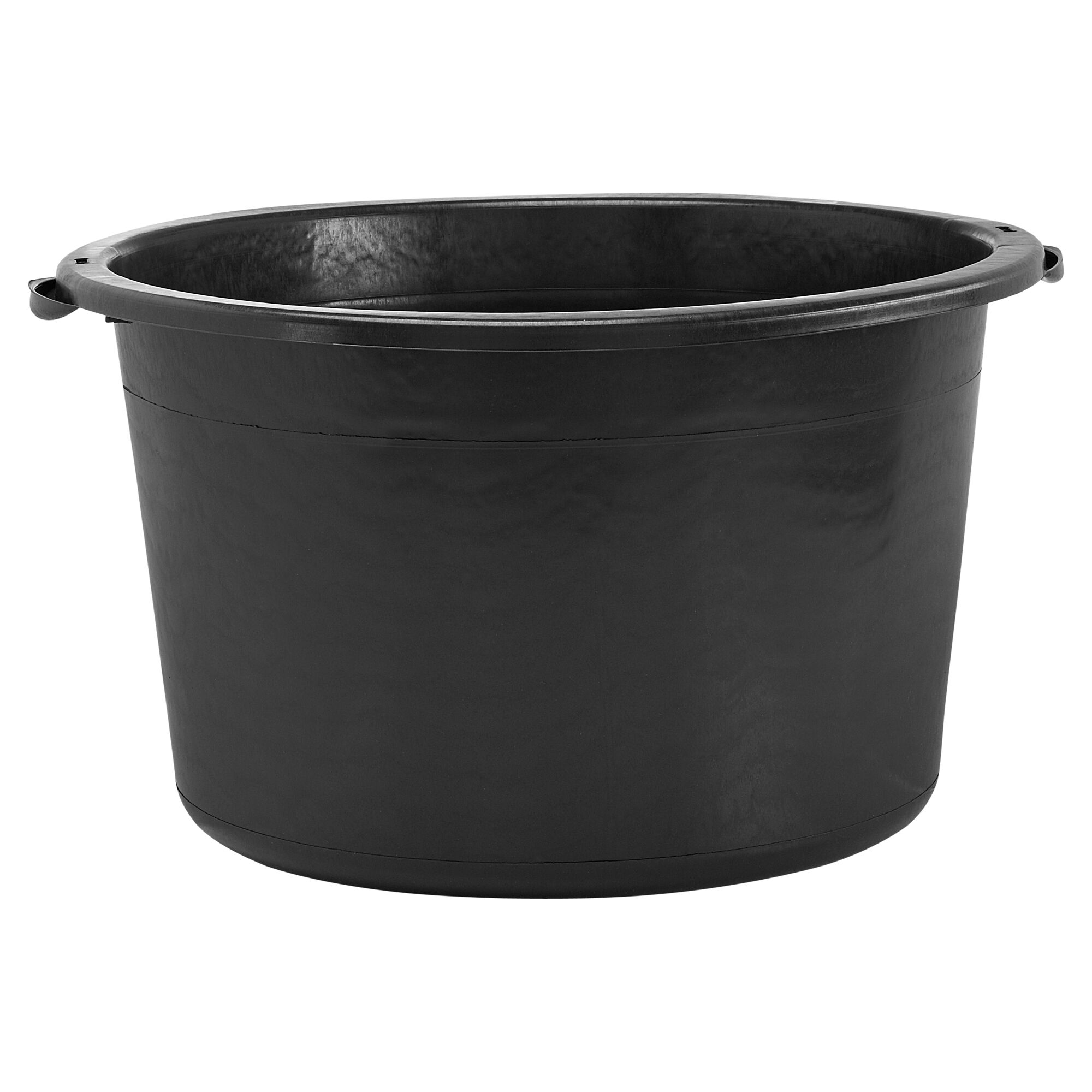 Schwarzer Mörtelkübel