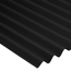 Verkleinertes Bild von Dach- und Wandplatte 'Base' schwarz 200 x 85,5 x 0,26 cm