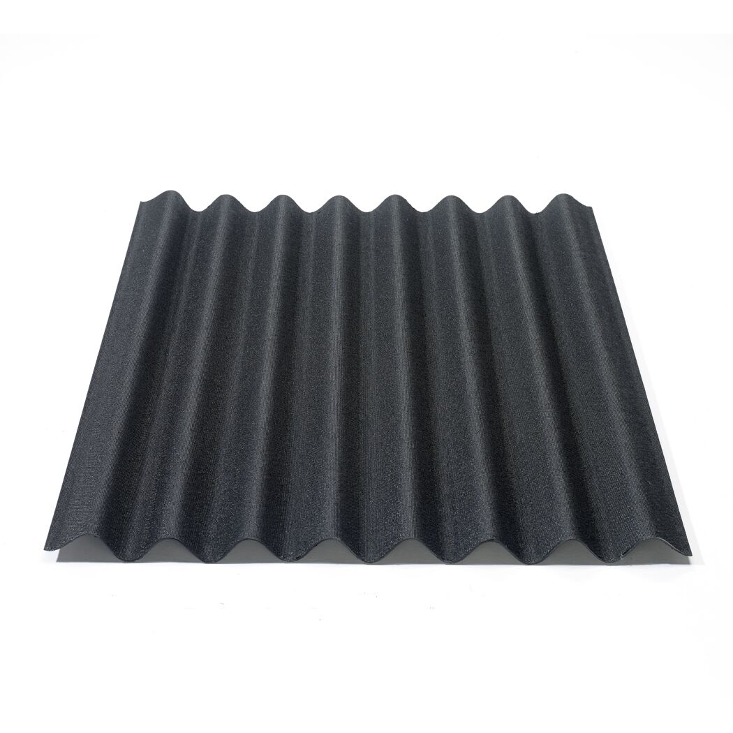 Schwarze Onduline Easyline Dachplatte