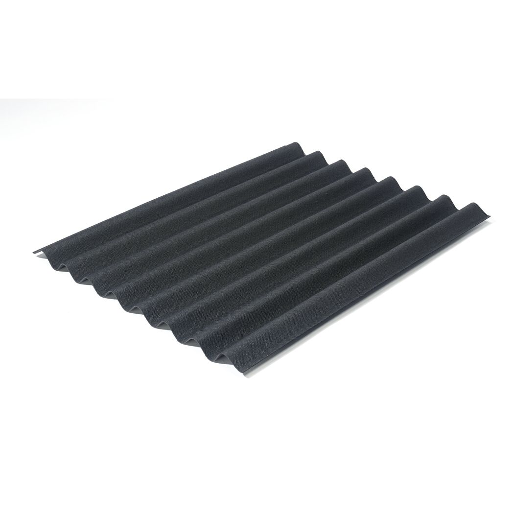 Schwarze Onduline Easyline Dachplatte