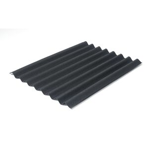 Dachplatte 'Easyline' Bitumen schwarz 100 x 76 cm