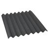 Schwarze Dachplatte Easyline aus Bitumen