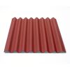 Rote Wellplatte Onduline Easyline