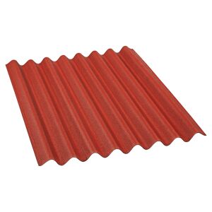 Dachplatte "Easyline" Bitumen rot 100 x 76 cm