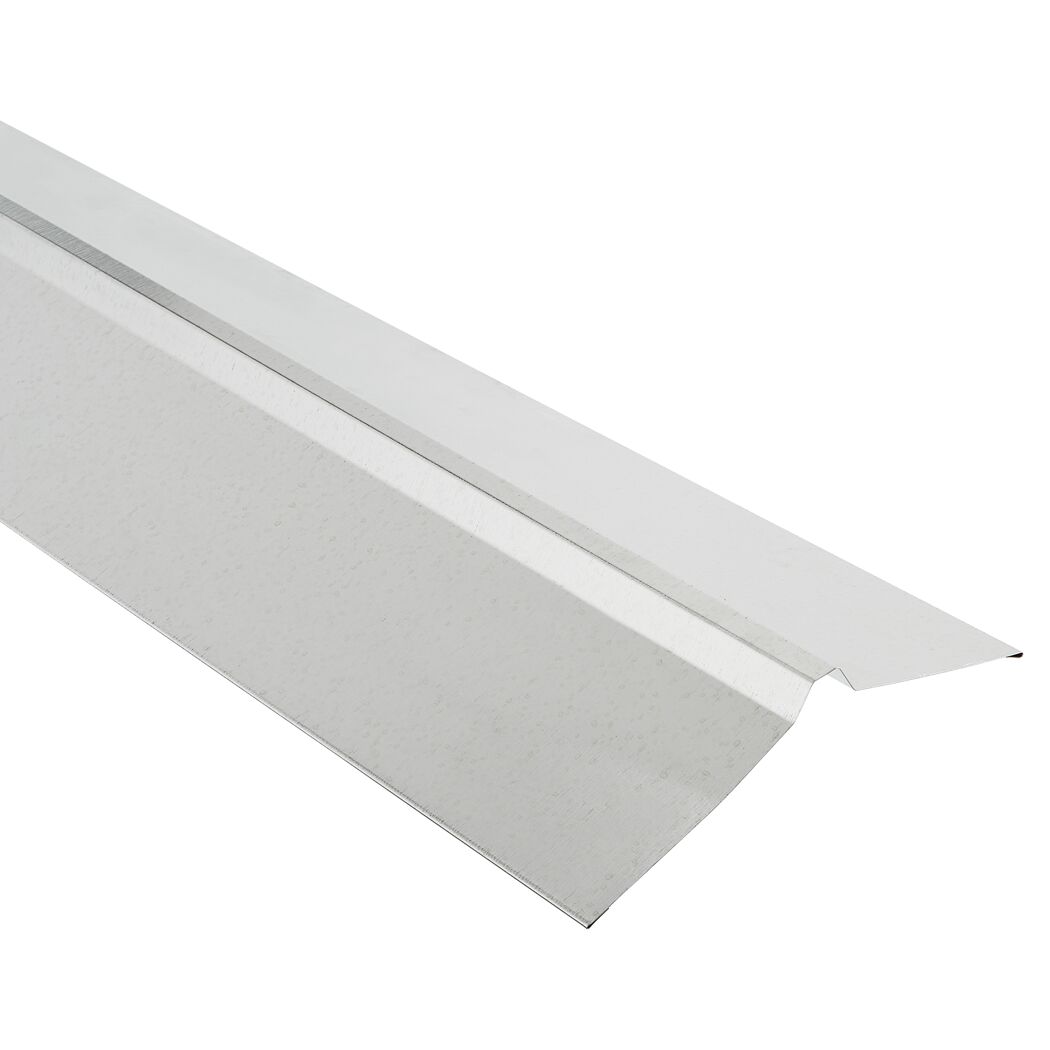 Dachfirst für Trapezblech silbern verzinkt 100 cm