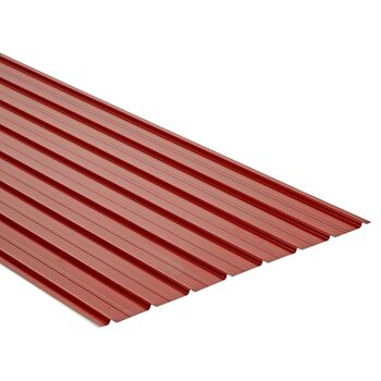 Trapezblech 'H12 Plus' terrakottafarben 200 x 90,6 x 0,04 cm